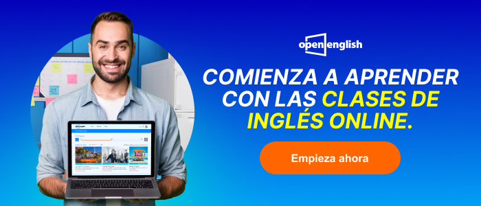 Clases de inglés banner in content